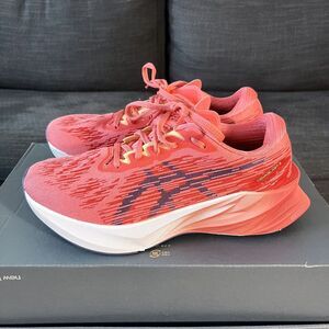 ASICS Novablast 3 Pink Red Running Shoes 1012B288 Women's Size 8